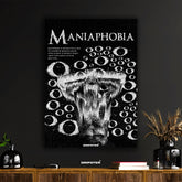 Maniaphobia Dripster Abstract Psychological Art Poster